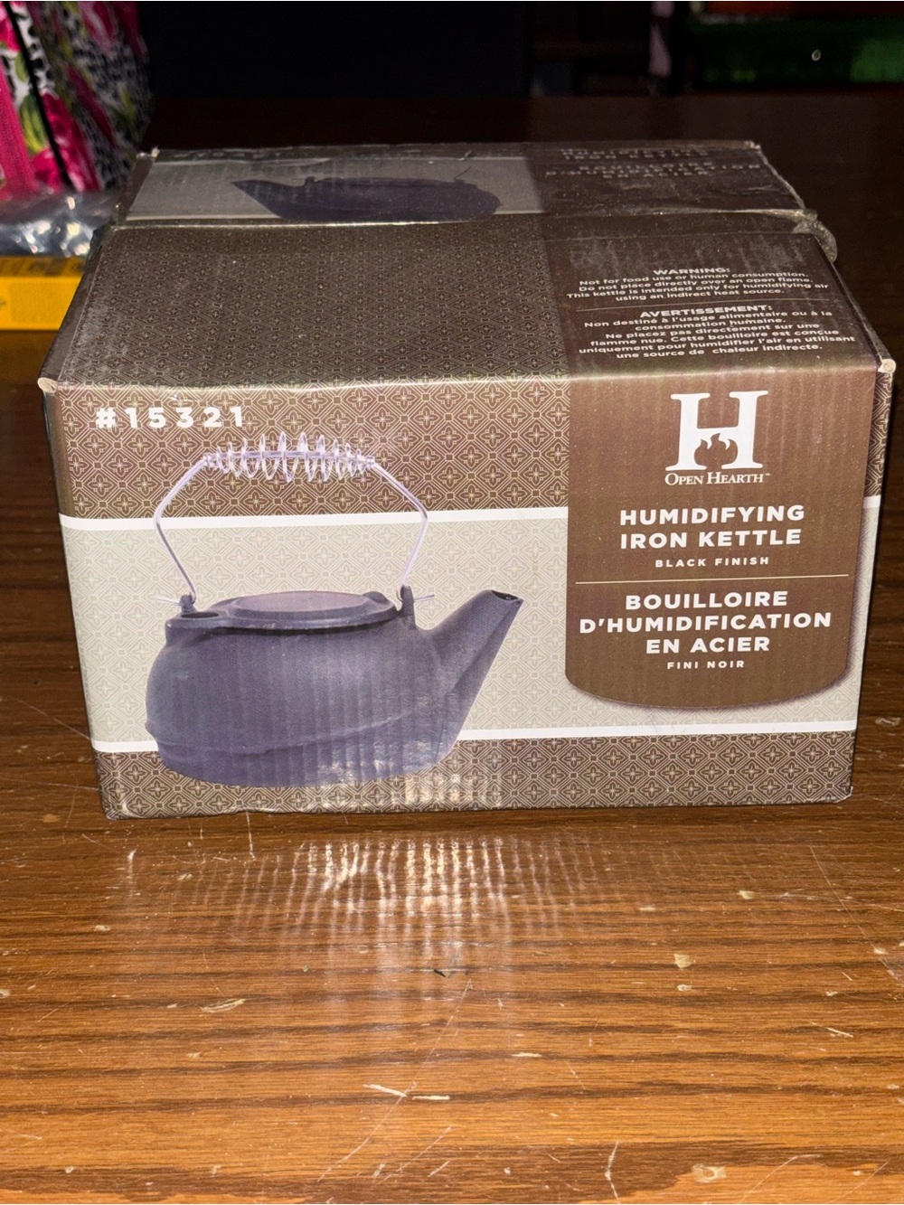 Open Hearth Humidifying Iron
Kettle - Picture 2 of 2
